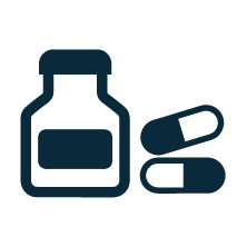 Image of a medication bottle and pills